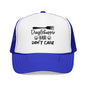 Dinglehopper Hair Don't Care; Trucker style hat