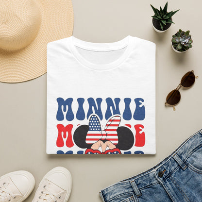 Minnie Patriotic Graphic T-Shirt