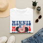 Minnie Patriotic Graphic T-Shirt