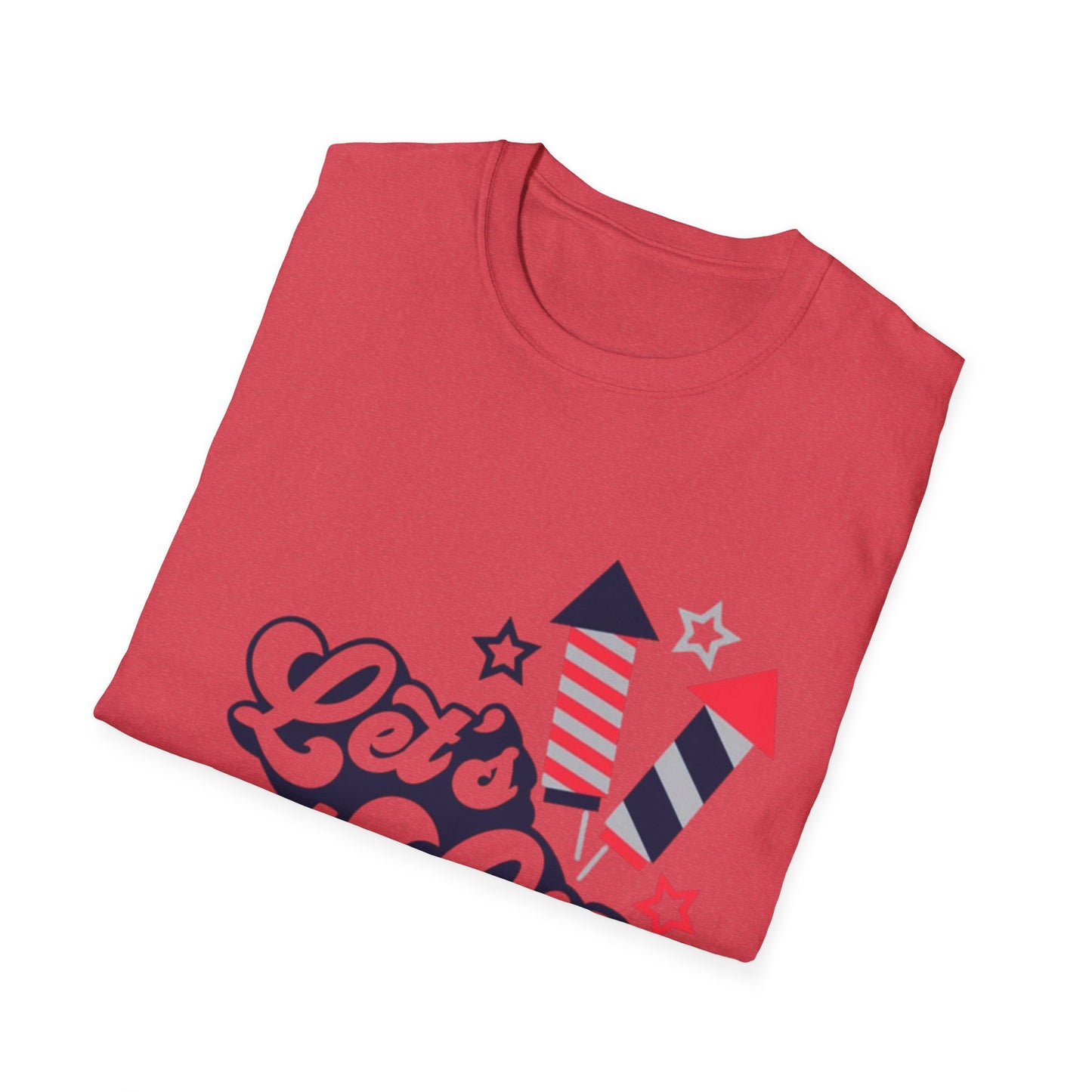 Let's Get Lit Fireworks T-Shirt — 4th of July Patriotic Party Tee
