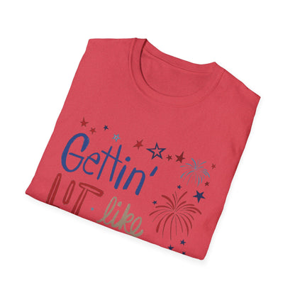 Gettin' Lit Like It's 1776 T-Shirt — Patriotic 4th of July Fireworks Tee