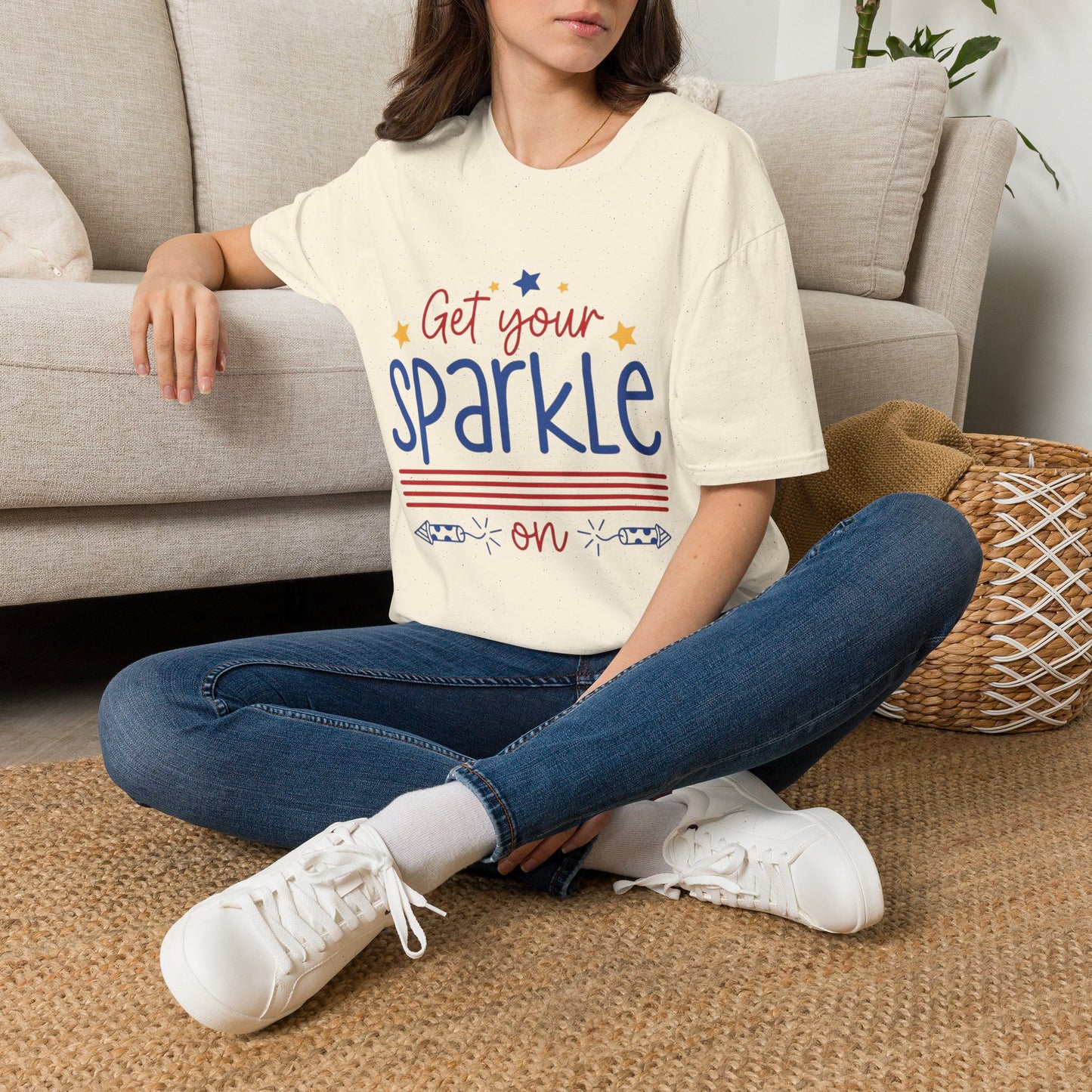 Get Your Sparkle T-Shirt — Patriotic Stars Graphic Tee