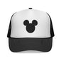 Mouse Silhouette Trucker | Black White Minimalist Cap