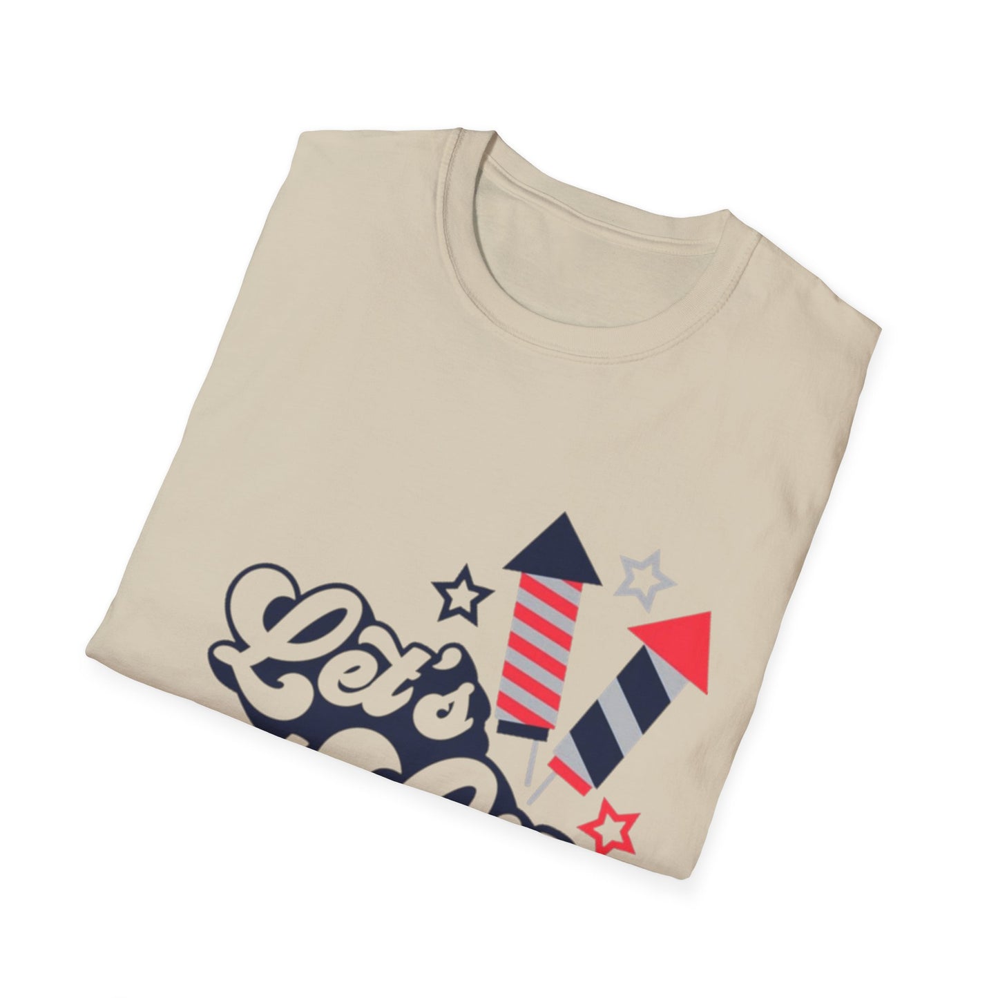 Let's Get Lit Fireworks T-Shirt — 4th of July Patriotic Party Tee