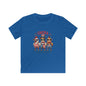 Kids Tee — "Chicka Boom Boom" Patriotic Chicken 4th of July Shirt