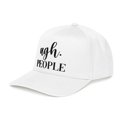 Ugh People Embroidered Cotton Twill Cap – Structured Mid-Profile Snapback