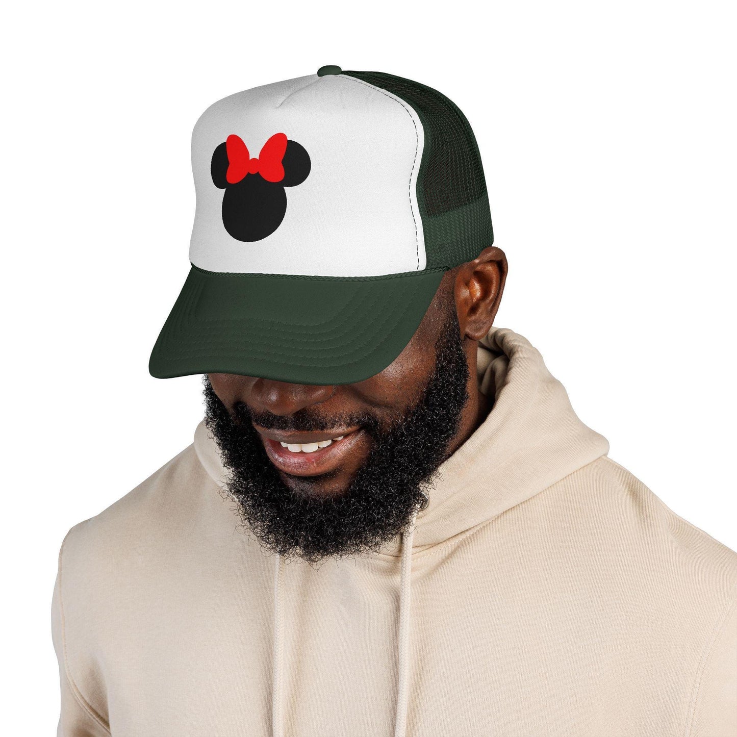 Mouse Silhouette Cap: Casual Trucker Hat (Seven Colors, Adjustable)