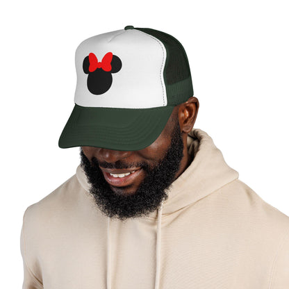 Mouse Silhouette Cap: Casual Trucker Hat (Seven Colors, Adjustable)
