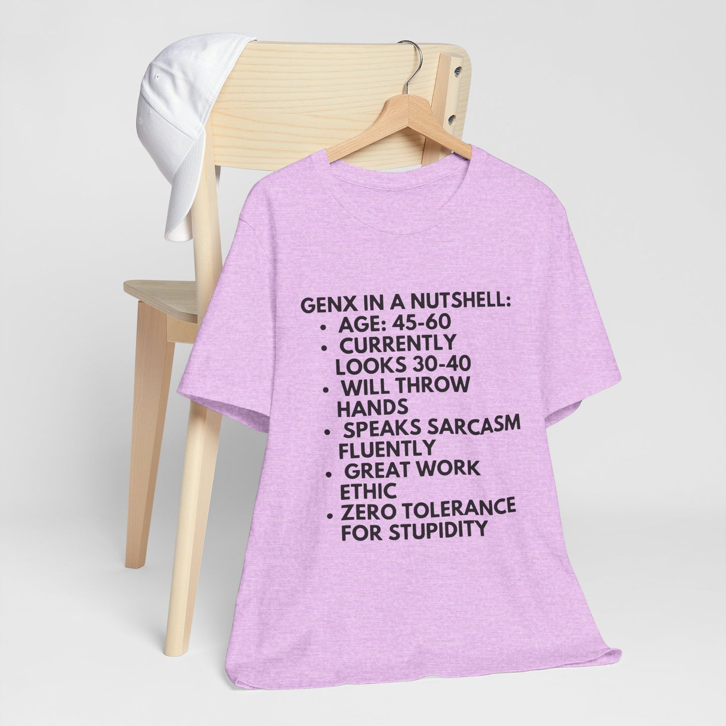Gen X In A Nutshell Tee — Funny Vintage GenX Humor T-Shirt