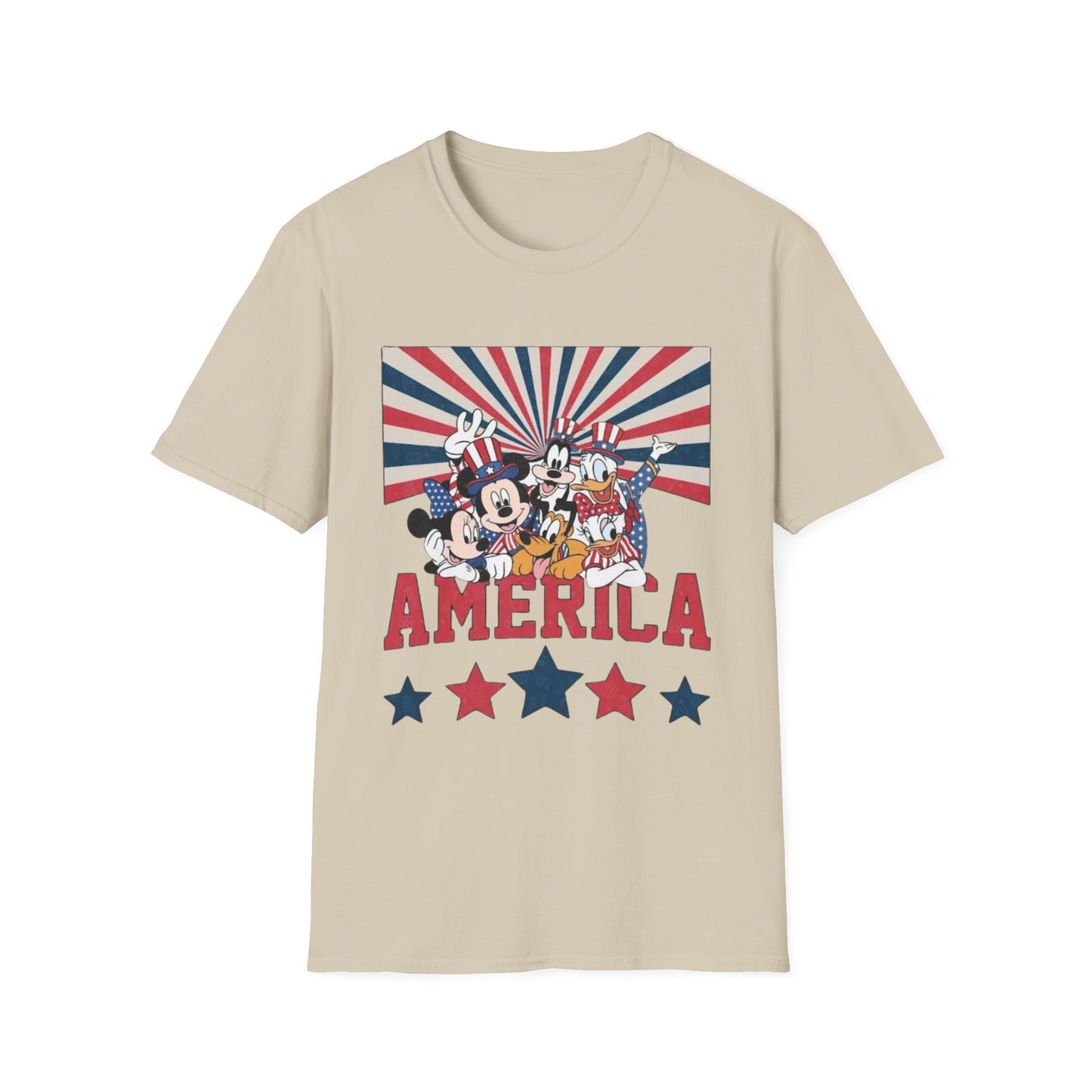 America Mickey & Friends Patriotic T-Shirt