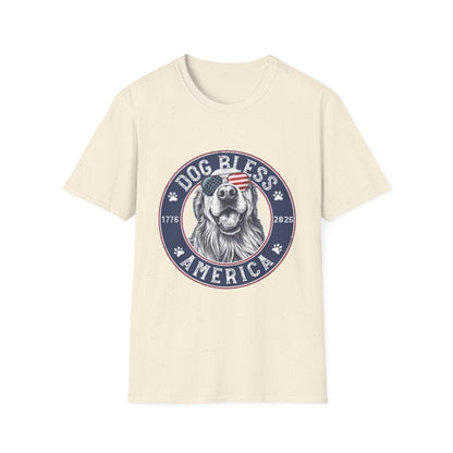 Dog Bless America T-Shirt — Patriotic Dog Graphic Tee ("Dog Bless")