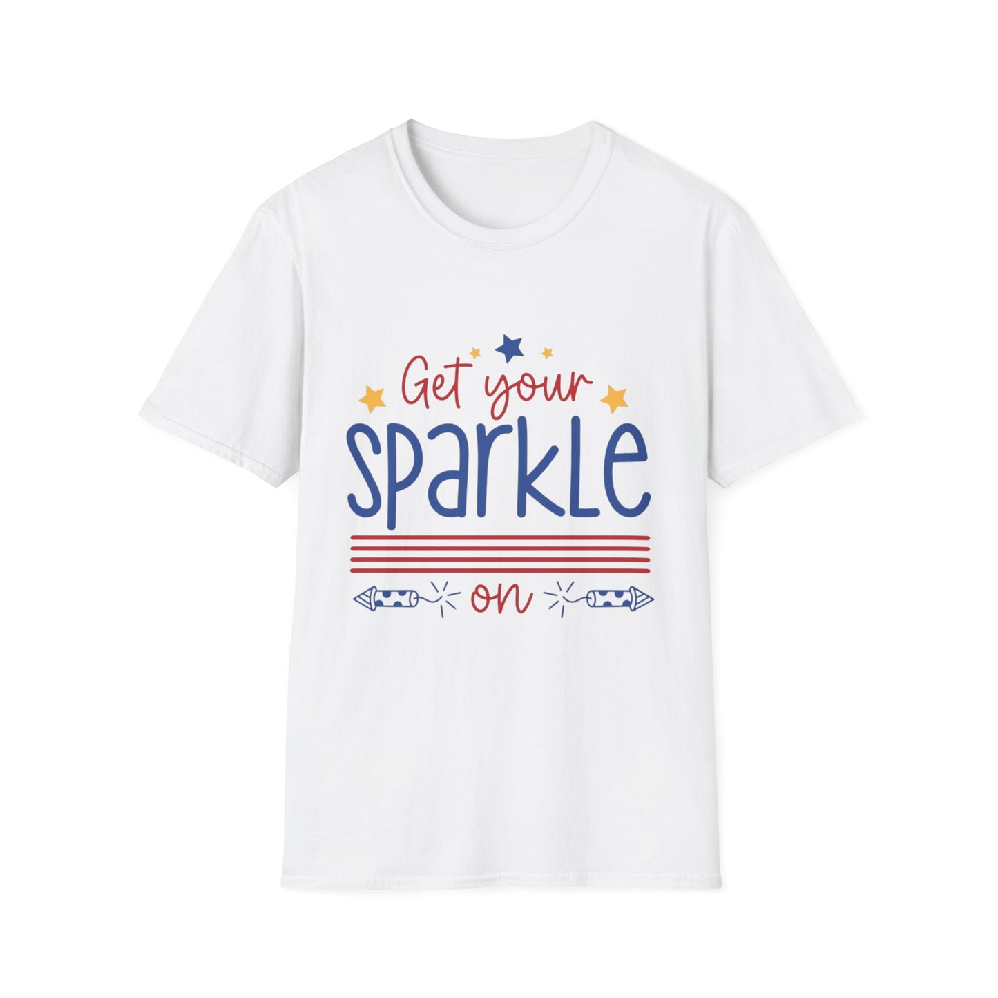Get Your Sparkle T-Shirt — Patriotic Stars Graphic Tee
