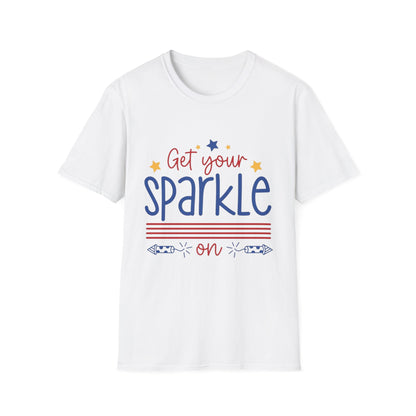 Get Your Sparkle T-Shirt — Patriotic Stars Graphic Tee