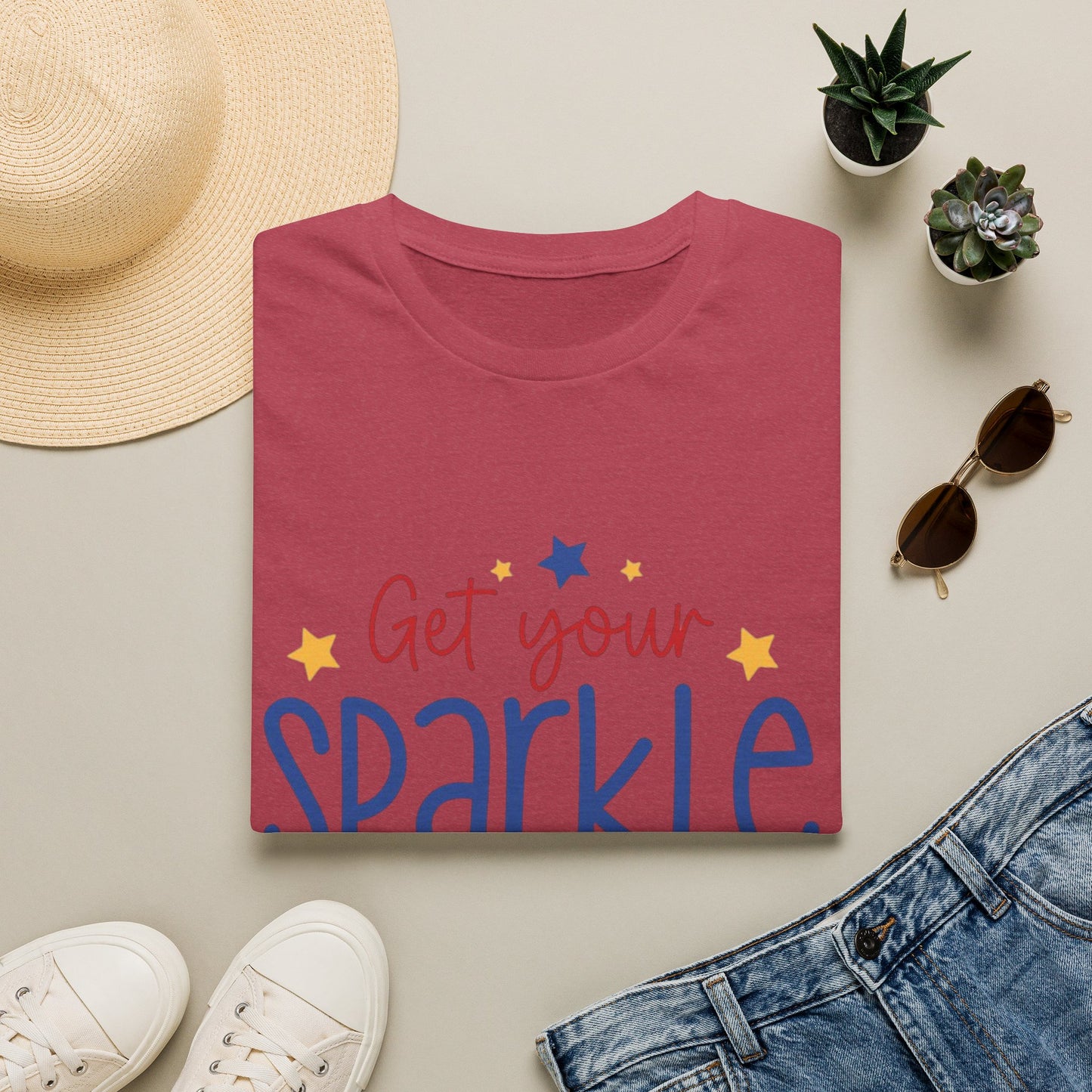 Get Your Sparkle T-Shirt — Patriotic Stars Graphic Tee