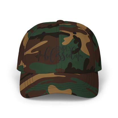 Simply Blessed Dad Baseball Cap: Soft Cotton, Unstructured - Vintage Buckle