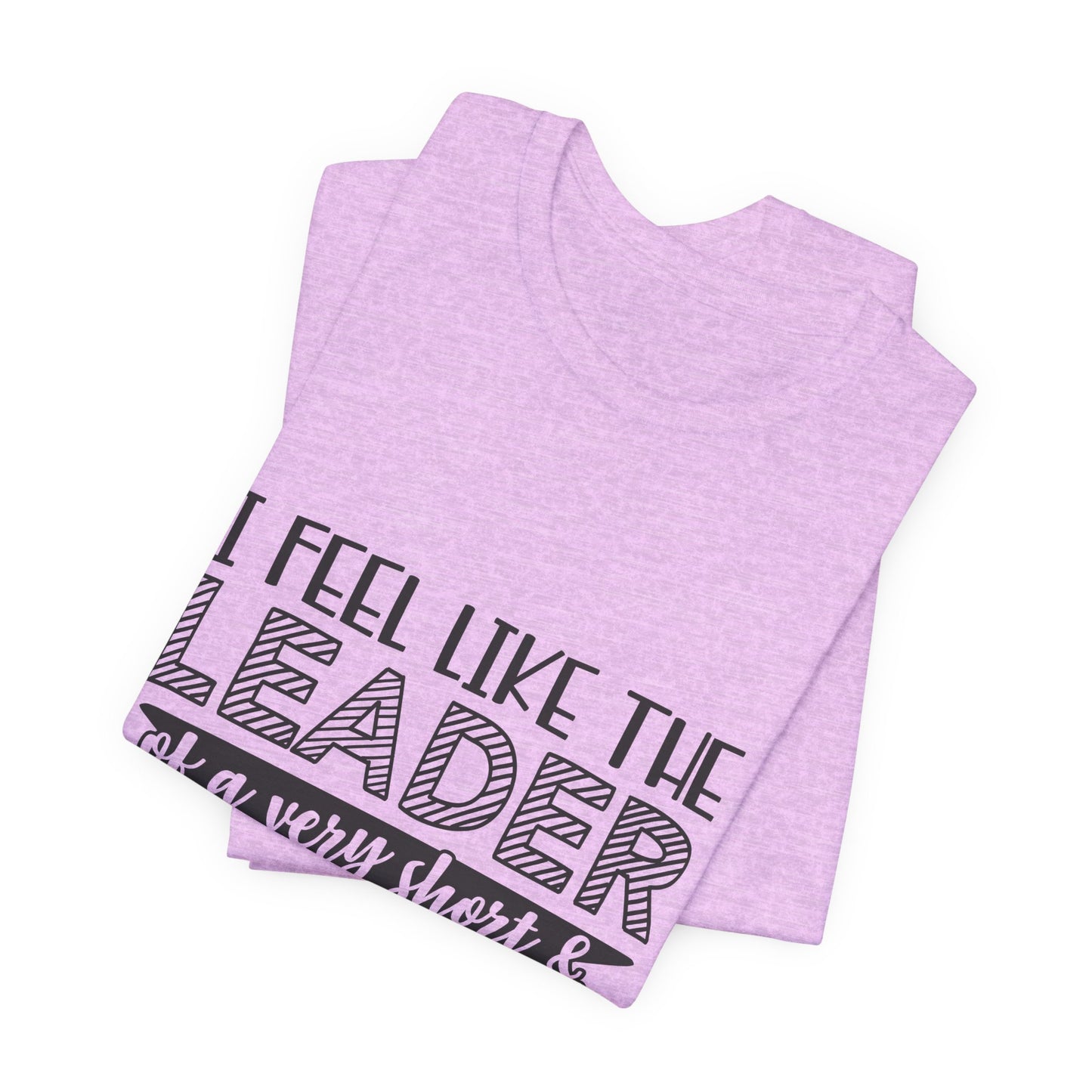 I Feel Like The Leader of a Very Short & Needy Gang T-Shirt | Funny Quote Tee