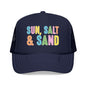 Sun, Salt & Sand Trucker Hat — Colorful Beach Foam Cap