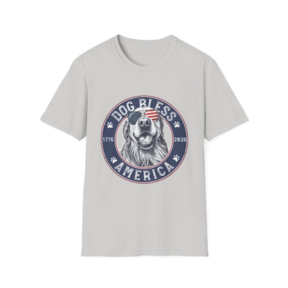 Dog Bless America T-Shirt — Patriotic Dog Graphic Tee ("Dog Bless")