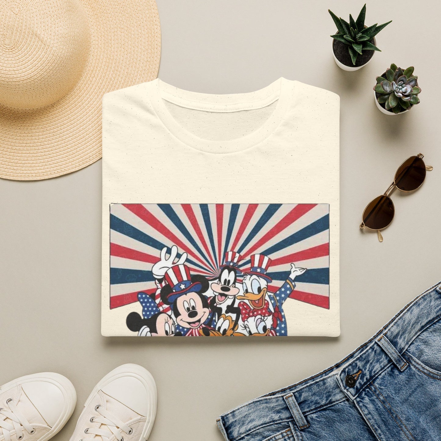 America Mickey & Friends Patriotic T-Shirt