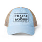 It's Praise and Worship | Women's Washed Mesh-Back Cap