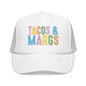 Trucker Hat — "Tacos & Margs" Colorful Retro Foam Mesh Cap