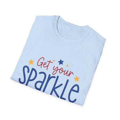 Get Your Sparkle T-Shirt — Patriotic Stars Graphic Tee
