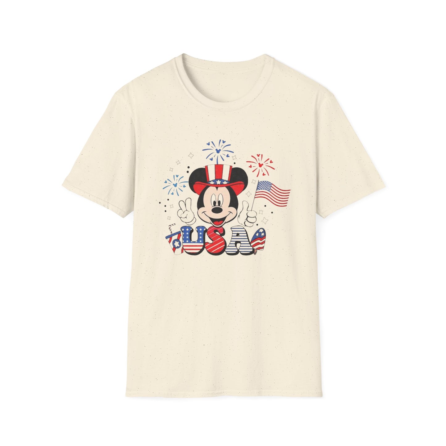 Patriotic Mickey USA T-Shirt — Fourth of July Fireworks Tee
