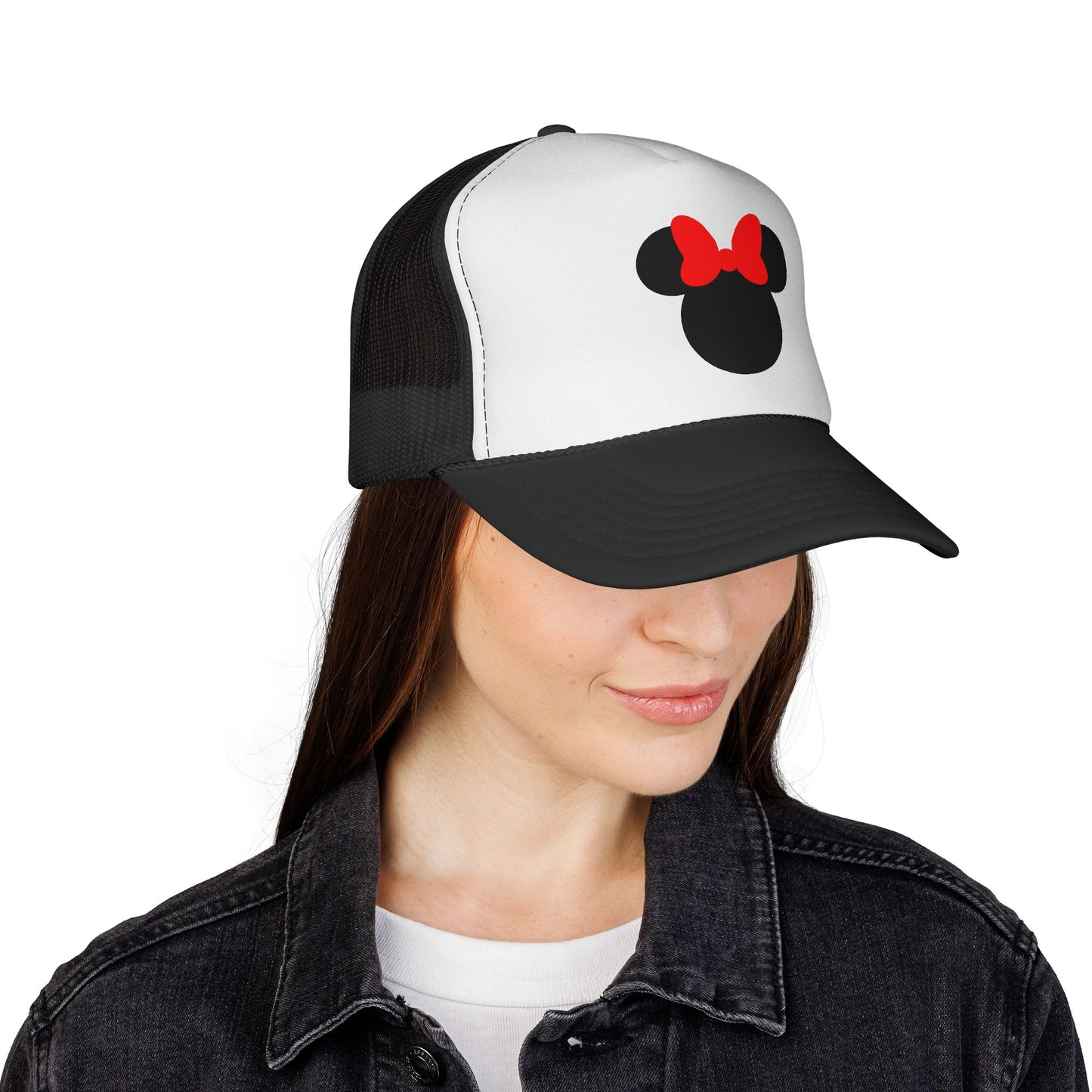 Mouse Silhouette; Trucker Cap
