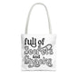 Tote Bag — "Full of Secrets and Snacks" Phrase Tote