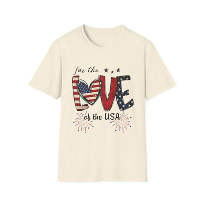 Patriotic "For the Love of the USA" T-Shirt