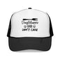 Dinglehopper Hair Don't Care; Trucker style hat