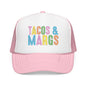Trucker Hat — "Tacos & Margs" Colorful Retro Foam Mesh Cap
