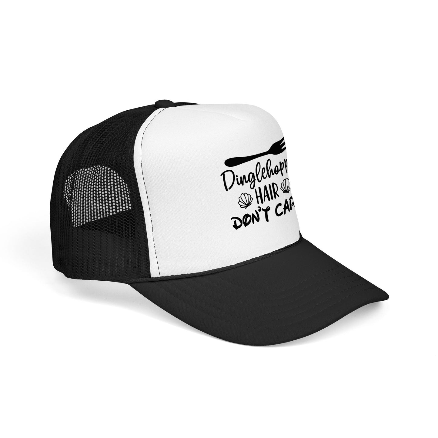 Dinglehopper Hair Don't Care; Trucker style hat