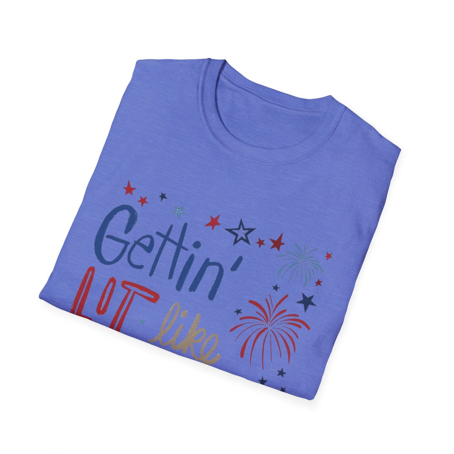 Gettin' Lit Like It's 1776 T-Shirt — Patriotic 4th of July Fireworks Tee