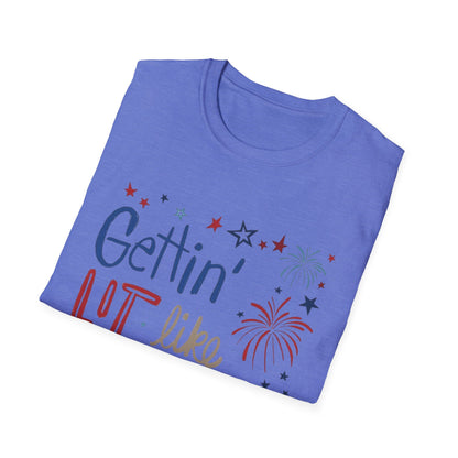 Gettin' Lit Like It's 1776 T-Shirt — Patriotic 4th of July Fireworks Tee