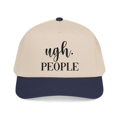 Ugh People Embroidered Cotton Twill Cap – Structured Mid-Profile Snapback