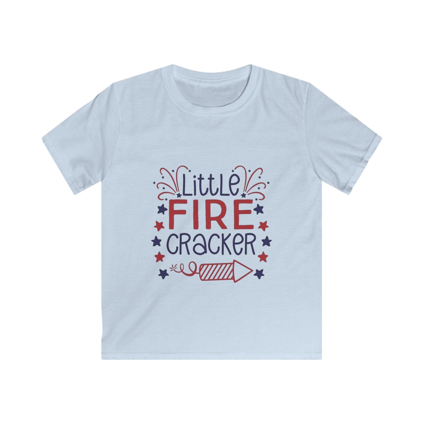 Kids T-Shirt — "Little Firecracker" Patriotic Fourth of July Tee