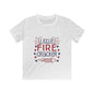 Kids T-Shirt — "Little Firecracker" Patriotic Fourth of July Tee