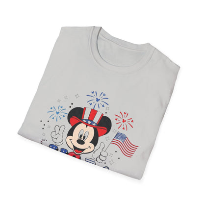 Patriotic Mickey USA T-Shirt — Fourth of July Fireworks Tee