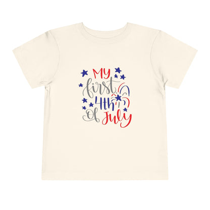 My First 4th of July Toddler Tee