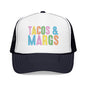 Trucker Hat — "Tacos & Margs" Colorful Retro Foam Mesh Cap