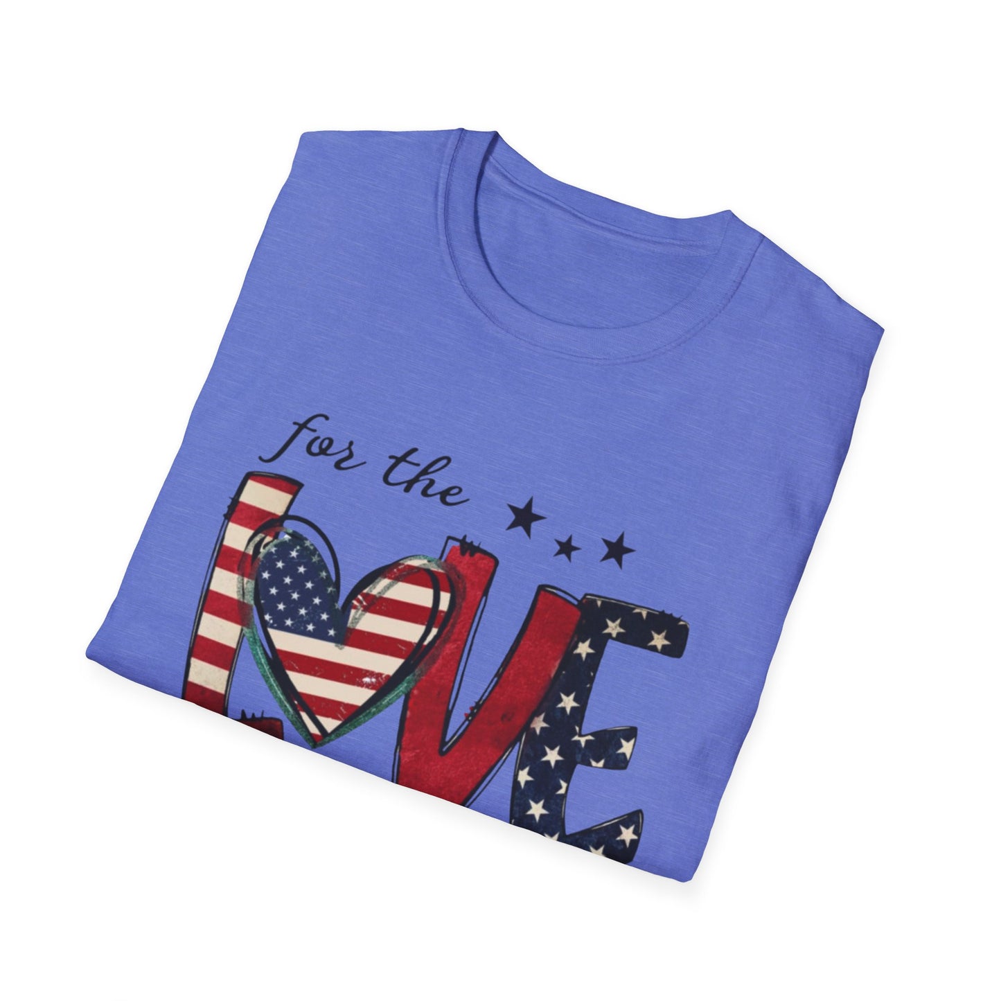Patriotic "For the Love of the USA" T-Shirt