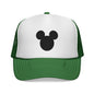 Mouse Silhouette Trucker | Black White Minimalist Cap