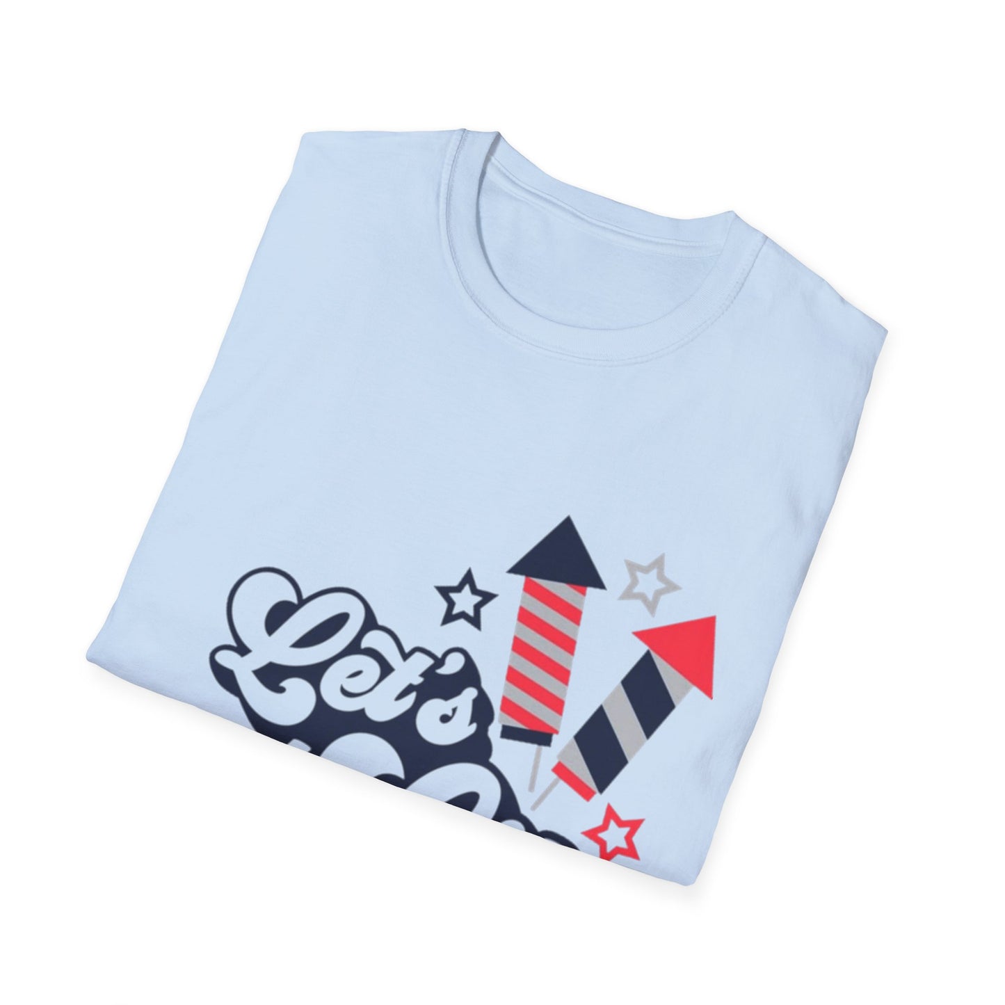 Let's Get Lit Fireworks T-Shirt — 4th of July Patriotic Party Tee