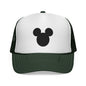 Mouse Silhouette Trucker | Black White Minimalist Cap
