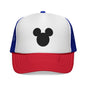 Mouse Silhouette Trucker | Black White Minimalist Cap