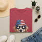 Patriotic Golden Retriever T‑Shirt — American Flag Dog Graphic Tee (4th of July)