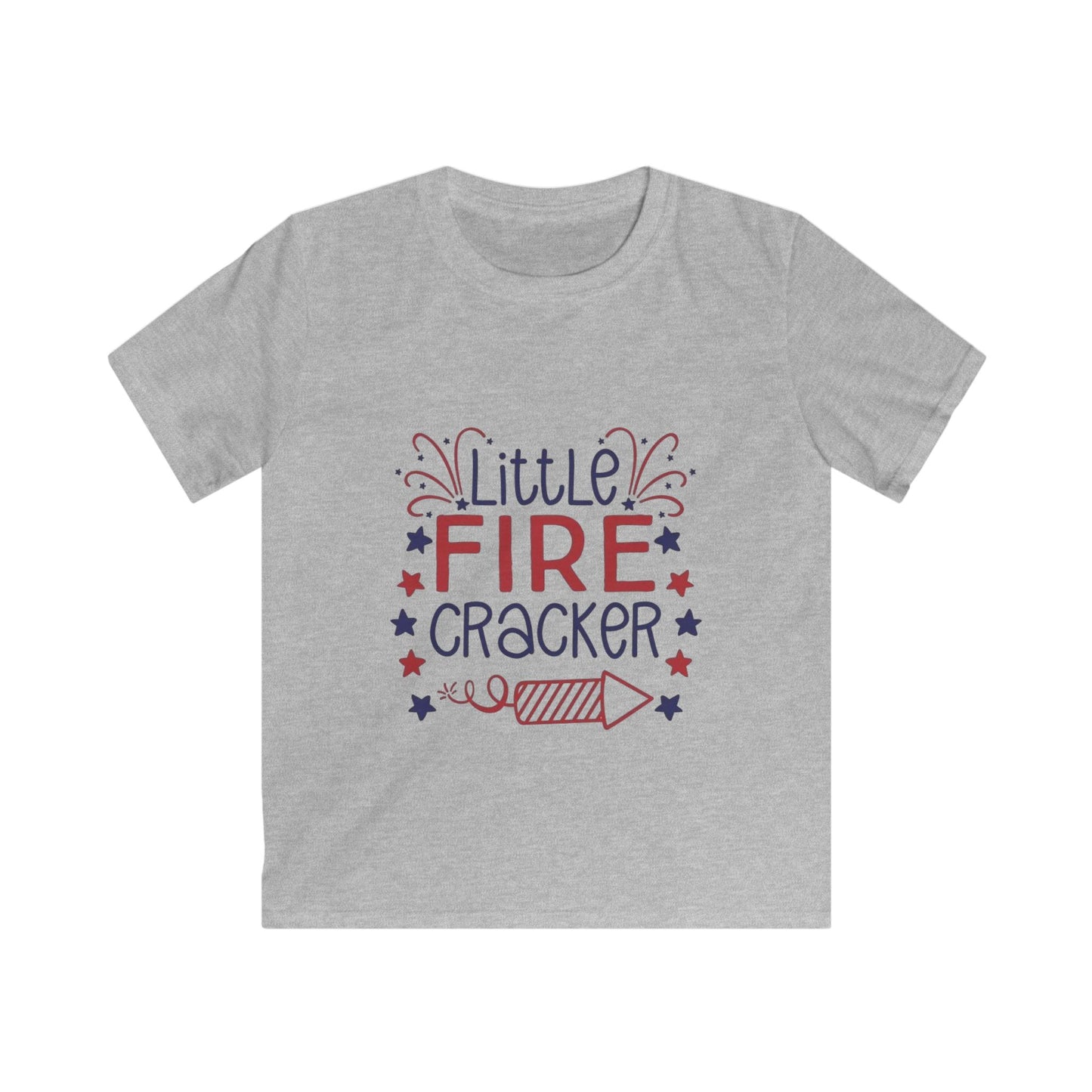 Kids T-Shirt — "Little Firecracker" Patriotic Fourth of July Tee
