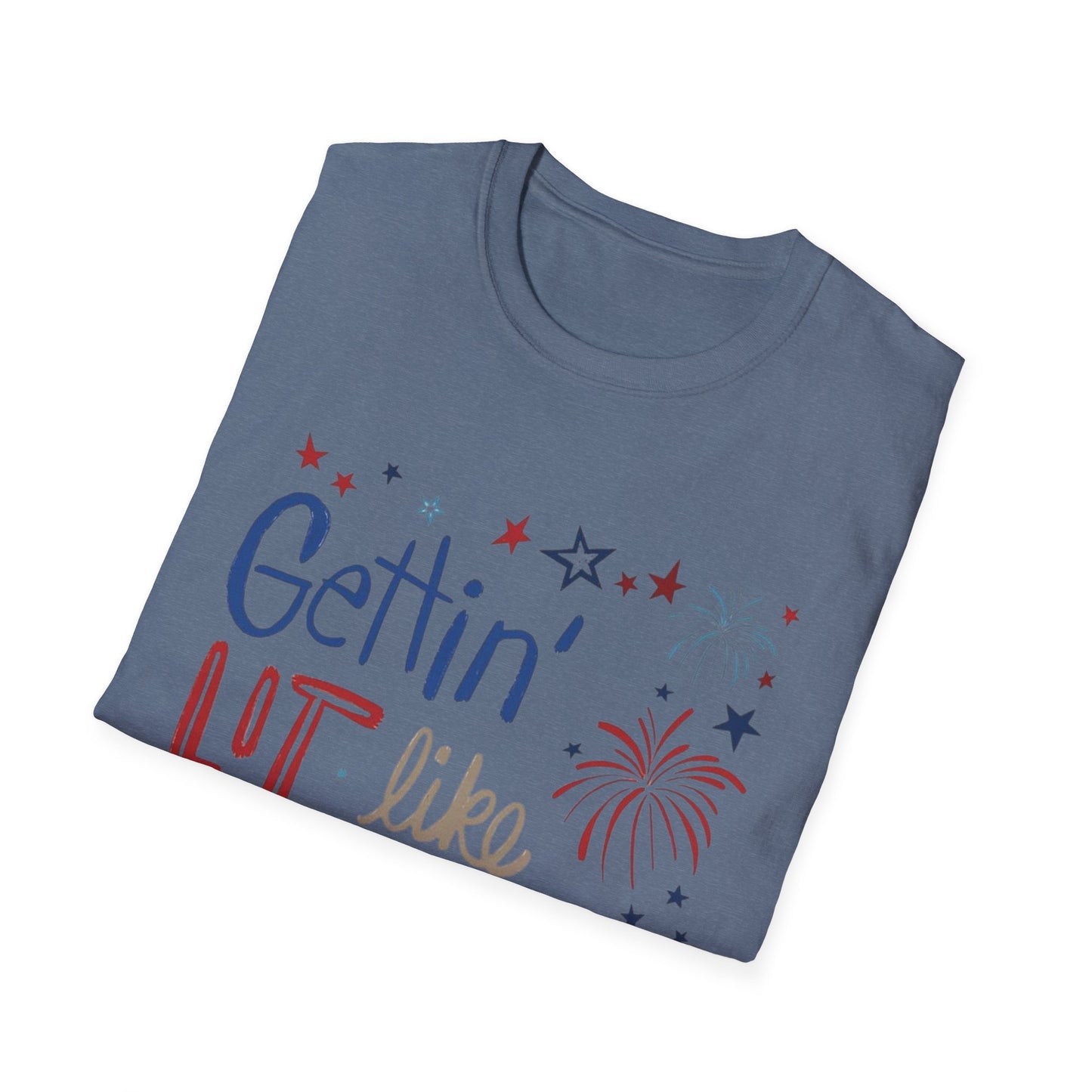 Gettin' Lit Like It's 1776 T-Shirt — Patriotic 4th of July Fireworks Tee