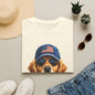 USA Golden Retriever Dog T-Shirt — Patriotic American Flag Tee